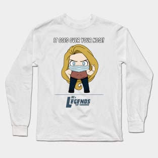 Ava Sharpe - It Goes Over Your Nose! Long Sleeve T-Shirt